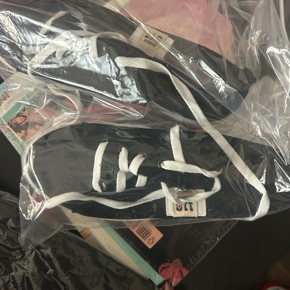 Women's Black Canvas Sneakers